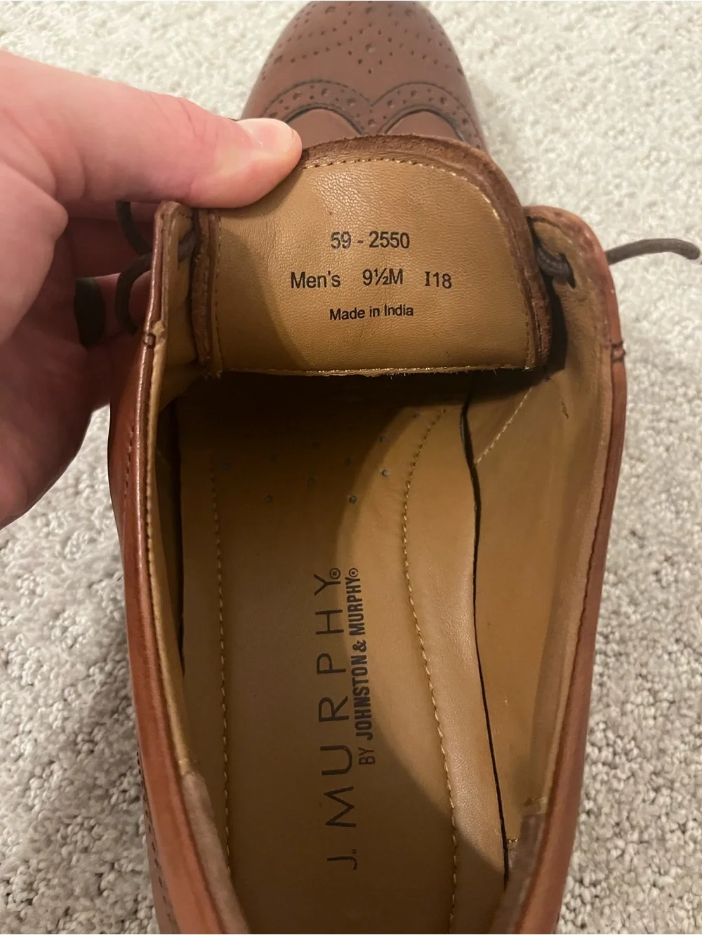 Johnston & Murphy classic brown